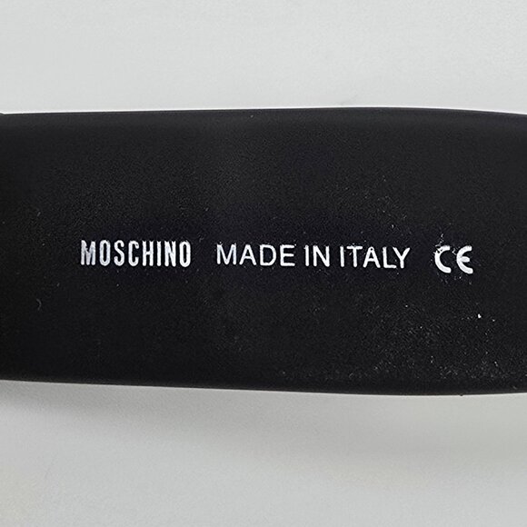 Moschino M3526-S 200/31 Yellow Hearts Frame G-15 Green Lens Sunglasses w/ Case main image 15